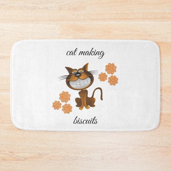 Item preview, cat making biscuits designed and sold by PaulGoldStore.