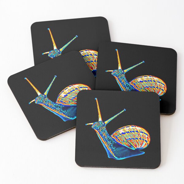 Item preview, Psychedelic Neon Funky Snail Art 1 designed and sold by Cawaiico.