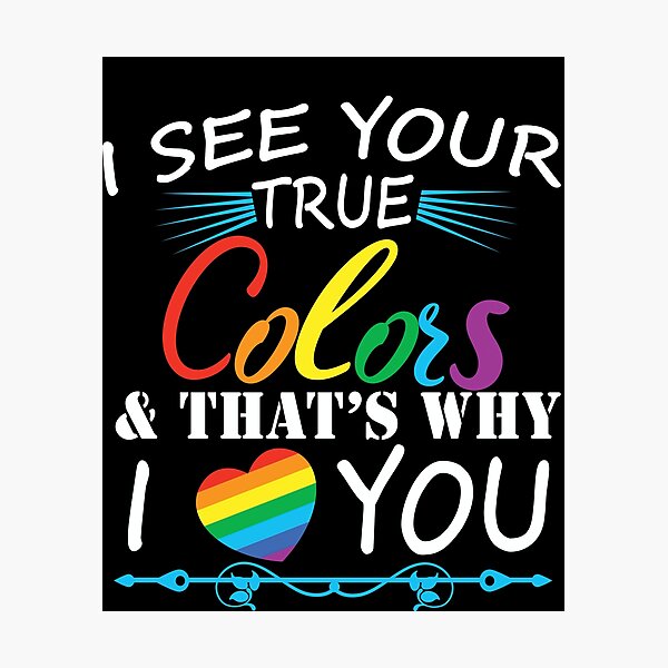 Artikel-Vorschau von Ich sehe deine zutreffenden Farben und deshalb mag ich dich LGBT zutreffendes Hemd, designt und verkauft von chihai.