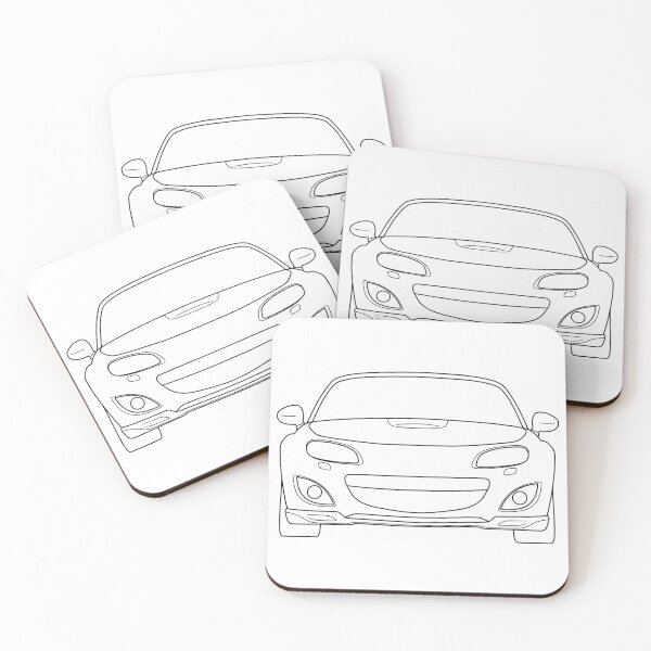Item preview, Mazda Miata MX5 NC facelift black lines designed and sold by EdimDesign.