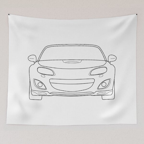 Item preview, Mazda Miata MX5 NC facelift black lines designed and sold by EdimDesign.
