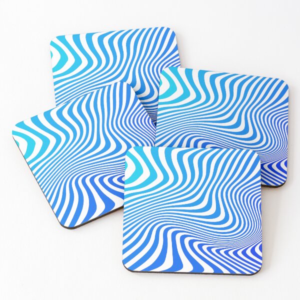 Item preview, wavy pattern seashore beach waves abstract geometric designed and sold by designsmaster99.