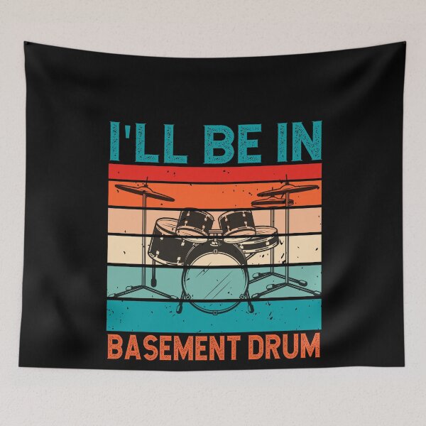Item preview, I'll be in basement Drum  designed and sold by Ela-Designer.