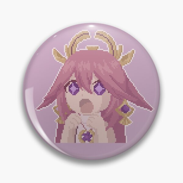 Item preview, Yae Miko Cute Pixel Art (Genshin Impact)  designed and sold by kypixel.