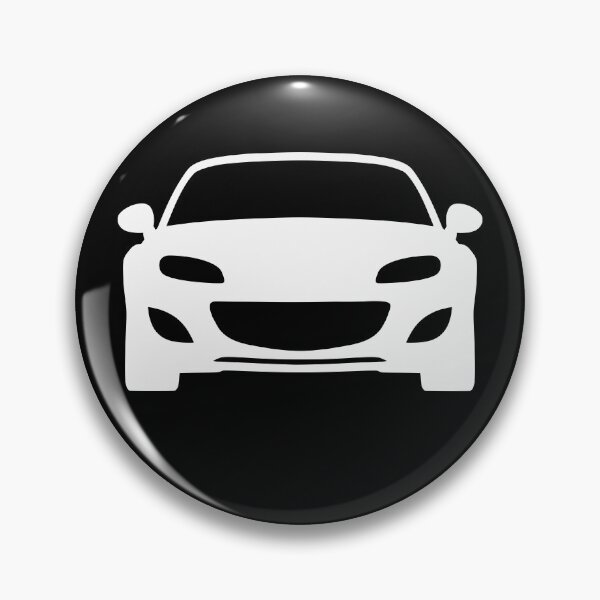 Item preview, Mazda Miata MX5 NC facelift white silhouette designed and sold by EdimDesign.