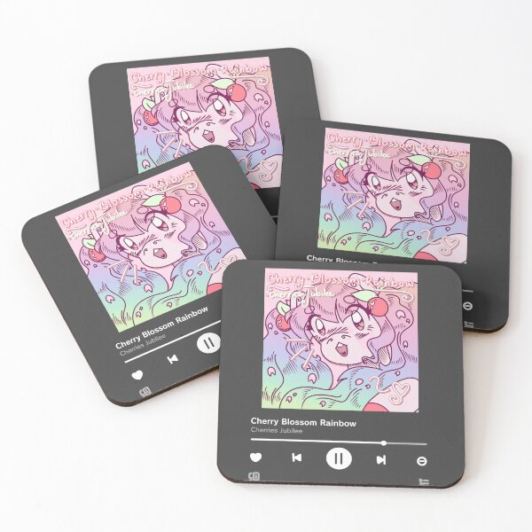 Item preview, Cherries Jubilee Cherry Blossom Rainbow Album Cover designed and sold by Sparklingdreamz.