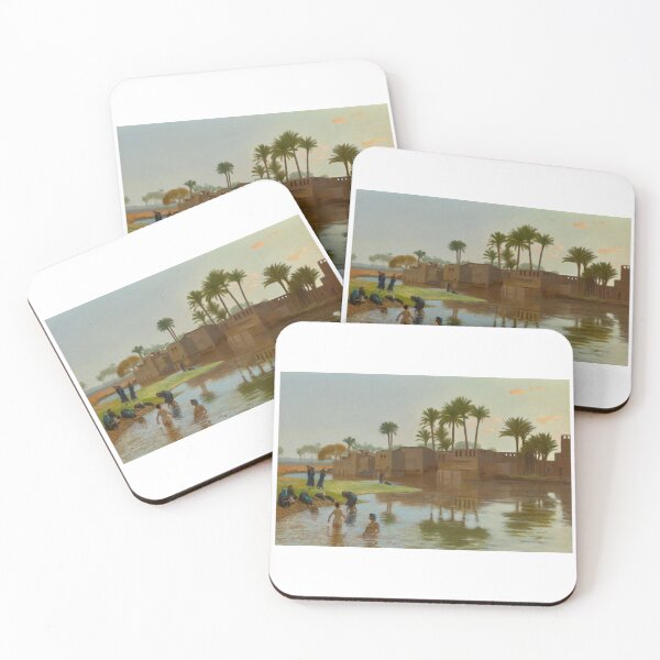 Item preview, Jean-Leon Gerome -Bathers by the Edge of a River designed and sold by TeeARTHY.