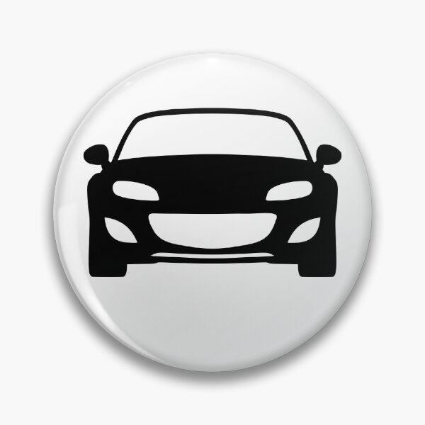 Item preview, Mazda Miata MX5 NC facelift black silhouette designed and sold by EdimDesign.