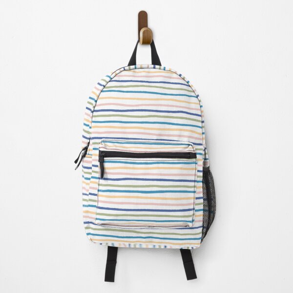 Item preview, Multicoloured Abstract Narrow Stripe Pattern designed and sold by Calislahn.