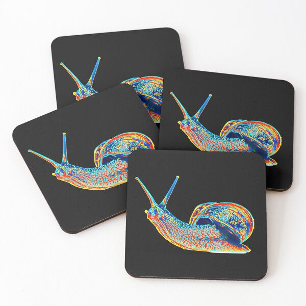 Item preview, Psychedelic Neon Funky Snail Art 2 designed and sold by Cawaiico.