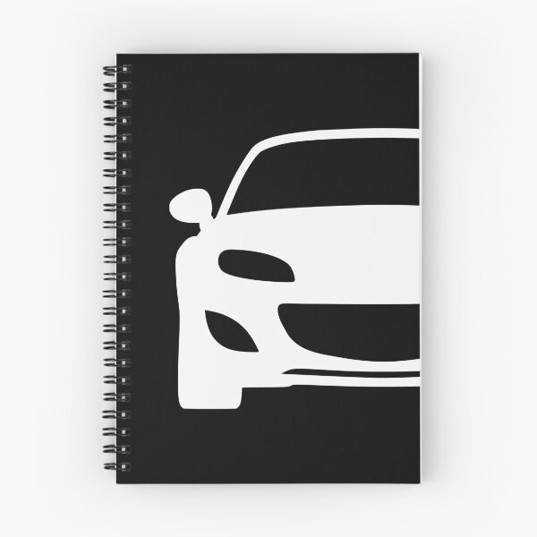 Item preview, Mazda Miata MX5 NC facelift white silhouette designed and sold by EdimDesign.