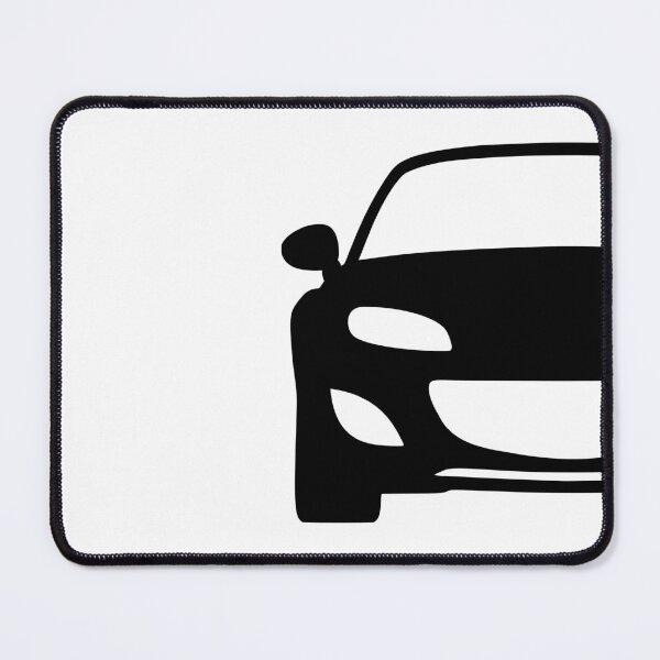 Item preview, Mazda Miata MX5 NC facelift black silhouette designed and sold by EdimDesign.