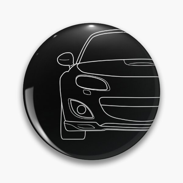 Item preview, Mazda Miata MX5 NC facelift white lines designed and sold by EdimDesign.