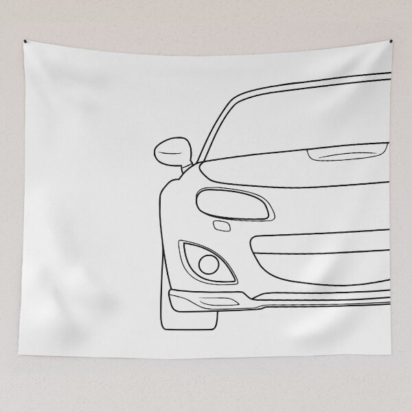 Item preview, Mazda Miata MX5 NC facelift black lines designed and sold by EdimDesign.