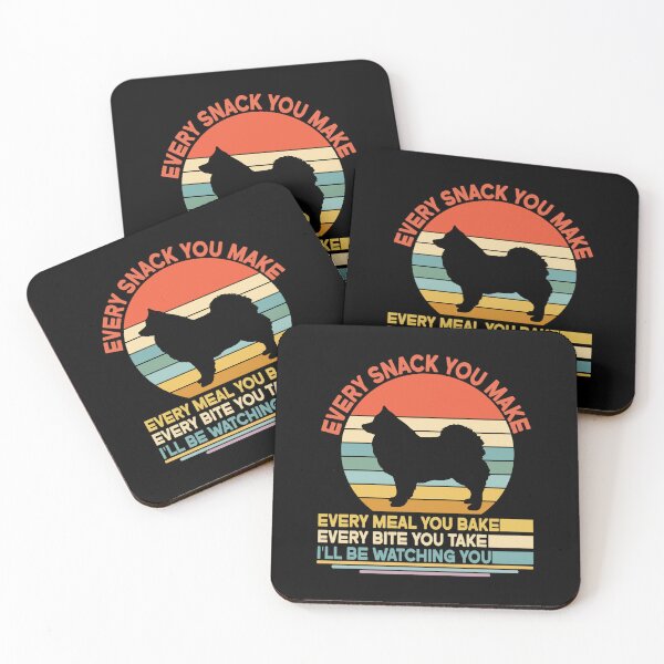 Item preview, Finnish lapphund Every Snack You Make Every Meal You Bake, Finnish lapphund Vintage Dog Owner Mom Dad Birthday Christmas Gift designed and sold by xlnv.