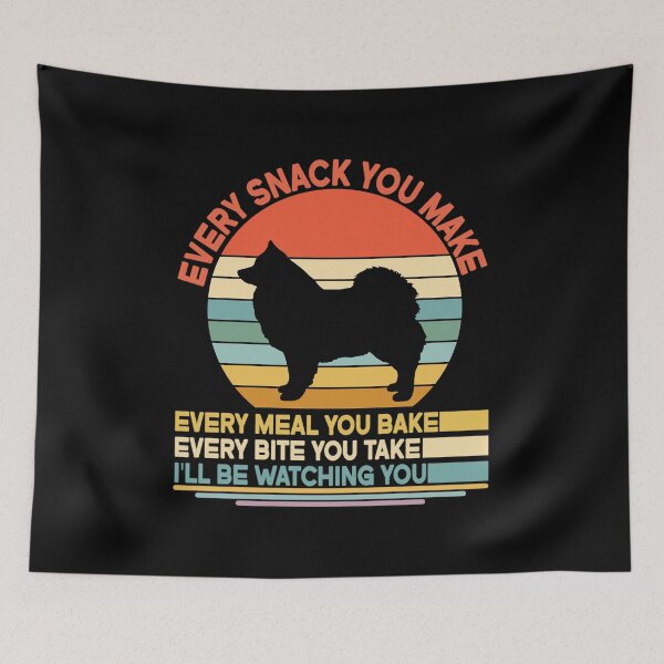 Item preview, Finnish lapphund Every Snack You Make Every Meal You Bake, Finnish lapphund Vintage Dog Owner Mom Dad Birthday Christmas Gift designed and sold by xlnv.