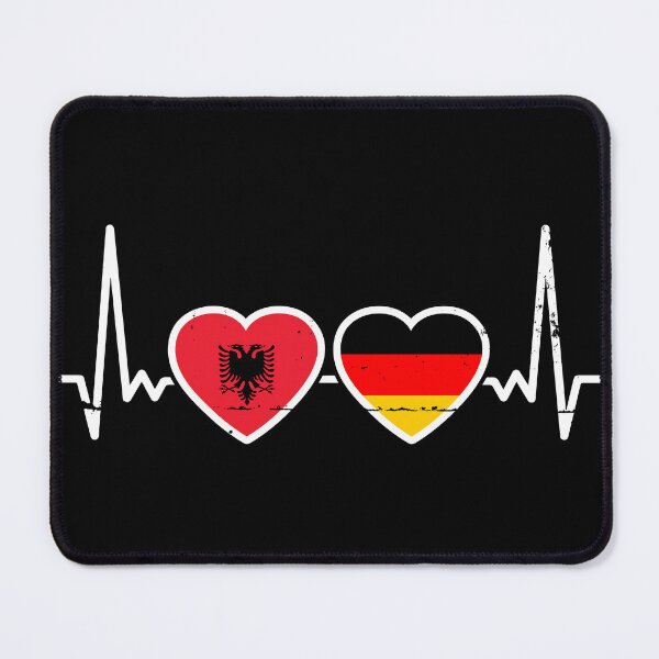 Item preview, Albania Germany Flag Albanian German Heart designed and sold by max-it-out.