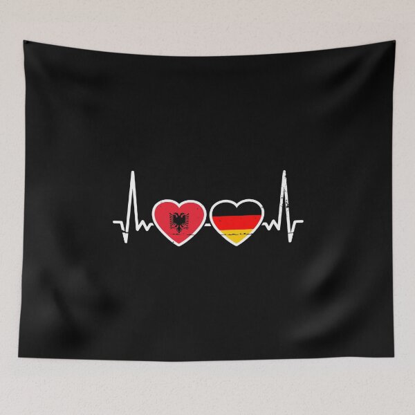 Item preview, Albania Germany Flag Albanian German Heart designed and sold by max-it-out.