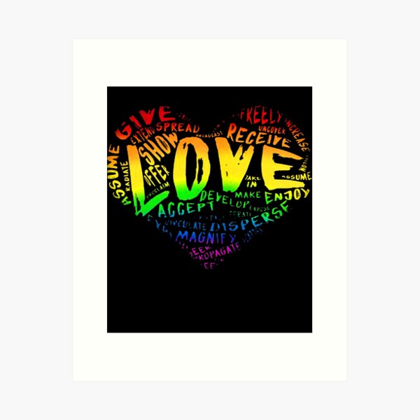 Artikel-Vorschau von LIEBE Regenbogen LGBT Pride T Shirt Geschenk für LGBT, designt und verkauft von chihai.