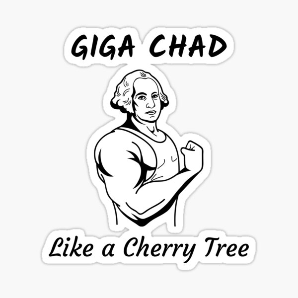 Giga Chad Meme Decal Sticker Chad Thundercock Meme Sticker Meme Gifts -   Finland