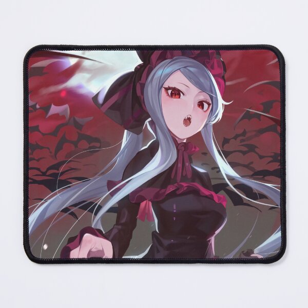  Anime Mouse pad Gaming Mouse pad Compatible Overlord Mousepad  Large Mouse Pad Stitched Edge Mousepad Non Slip Rubber Base  (style1,60×35cm) : Office Products