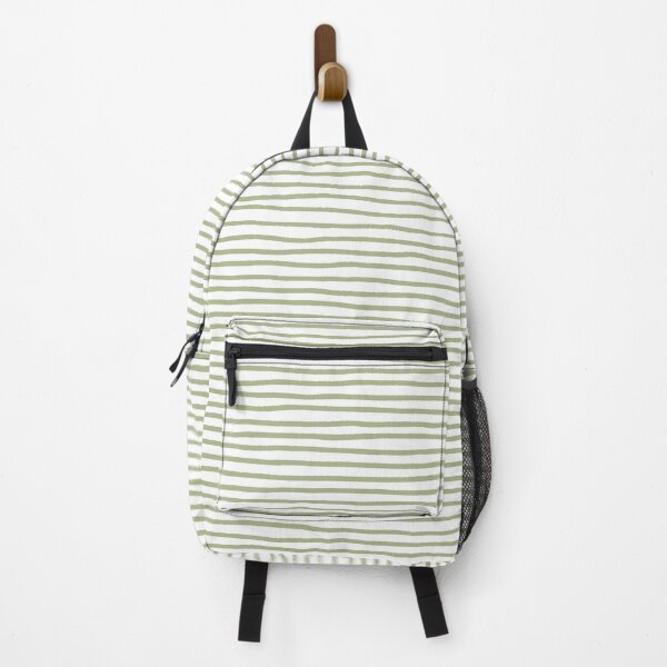 Item preview, Green Abstract Narrow Stripes Pattern designed and sold by Calislahn.