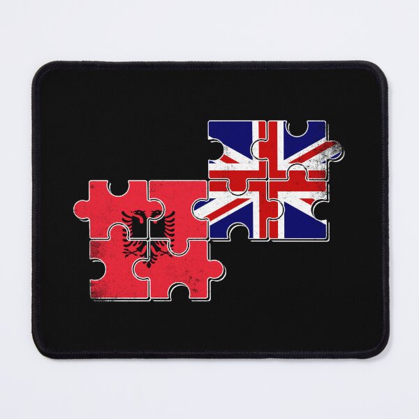 Item preview, Albania Great Britain Flag Albanian British designed and sold by max-it-out.