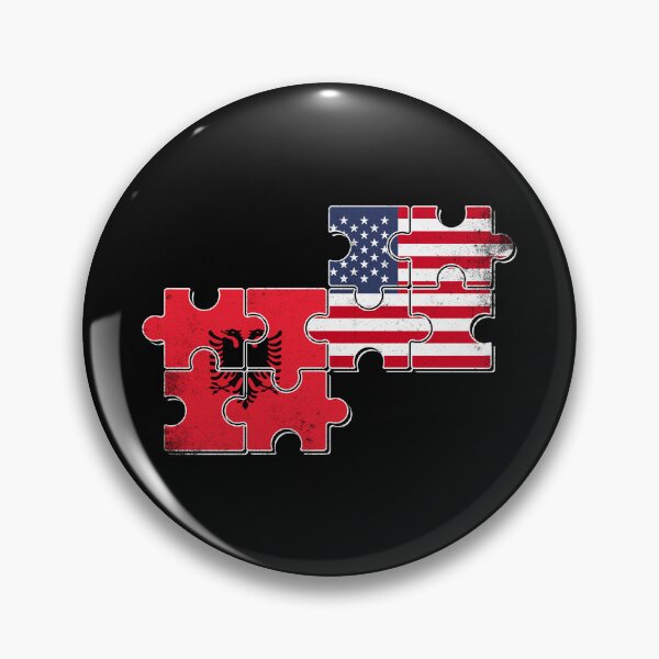 Item preview, Albania USA Flag Albanian American designed and sold by max-it-out.