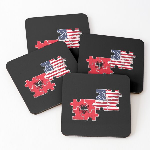 Item preview, Albania USA Flag Albanian American designed and sold by max-it-out.