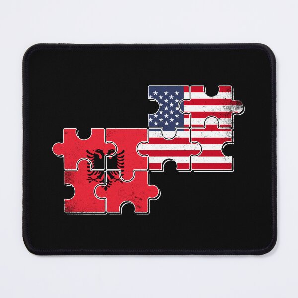 Item preview, Albania USA Flag Albanian American designed and sold by max-it-out.