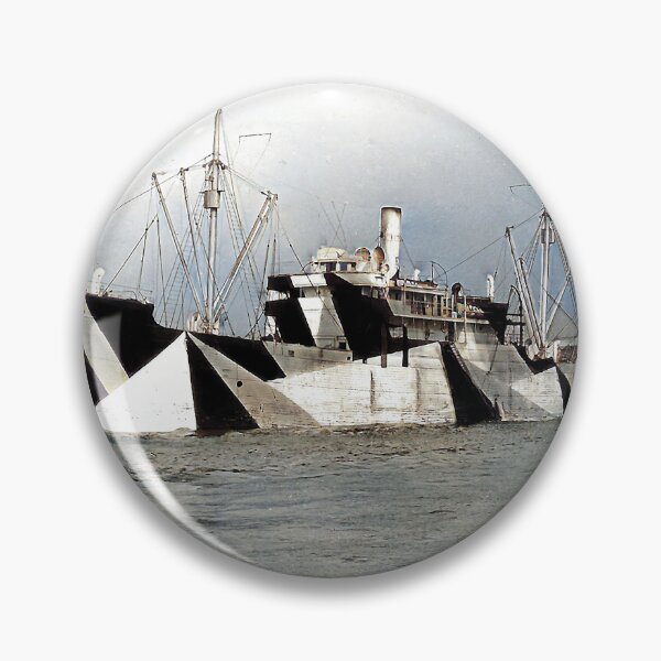 Artikelvorschau, Dazzle Ship Camouflage / USS Congaree c1918 entworfen und verkauft von ersartz.