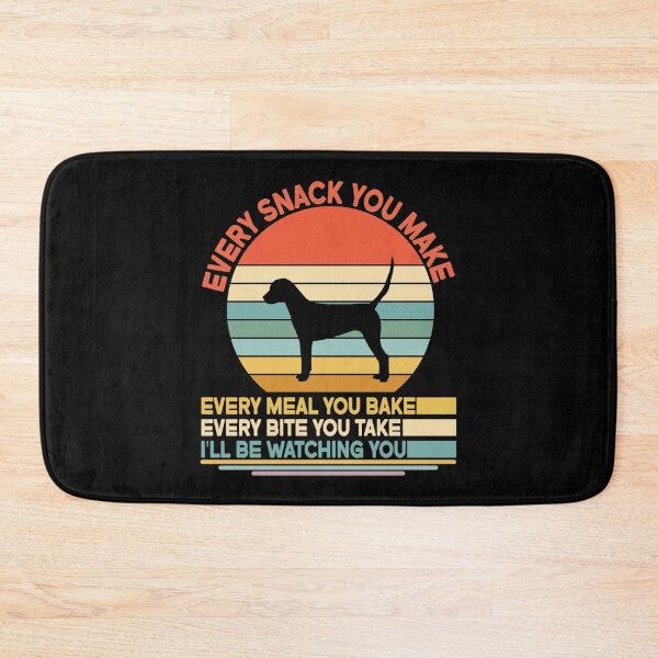 Item preview, English foxhound Every Snack You Make Every Meal You Bake, English foxhound Vintage Dog Owner Mom Dad Birthday Christmas Gift designed and sold by xlnv.