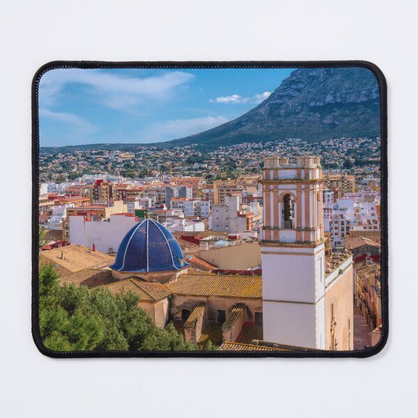 Item preview, Denia Spain Historic Town Blue Church Dome and Belfry designed and sold by acceleratorhams.