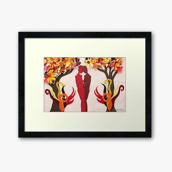 Autumn Kiss #1 Framed Art Print