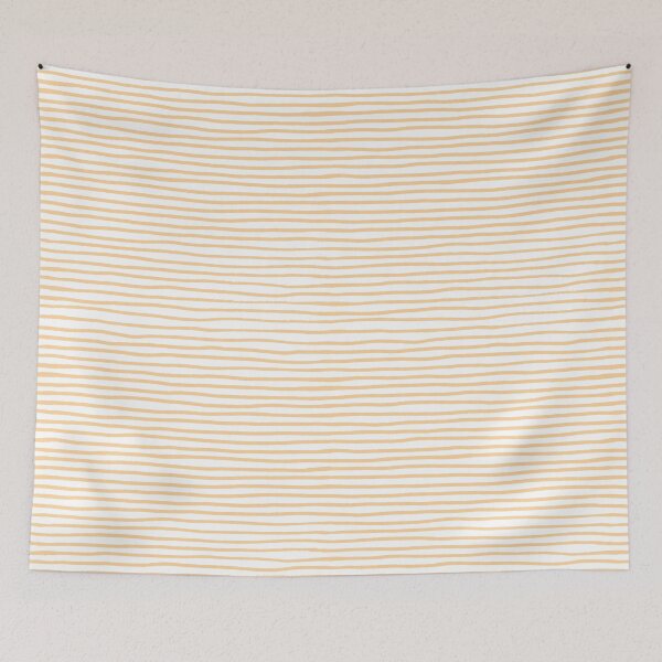Item preview, Yellow Abstract Narrow Stripes Pattern designed and sold by Calislahn.