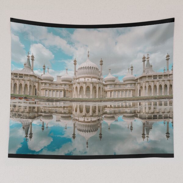 Item preview, Brighton royal pavilion pavillion landmark palace pier england uk reflection designed and sold by emcazalet.