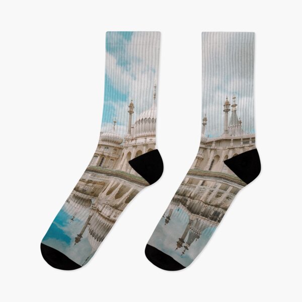 Item preview, Brighton royal pavilion pavillion landmark palace pier england uk reflection designed and sold by emcazalet.