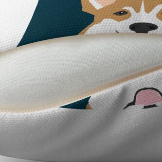 Alternate view of Teagan - Corgi Welsh Corgi gift phone case design for pet lovers and dog people Throw Pillow