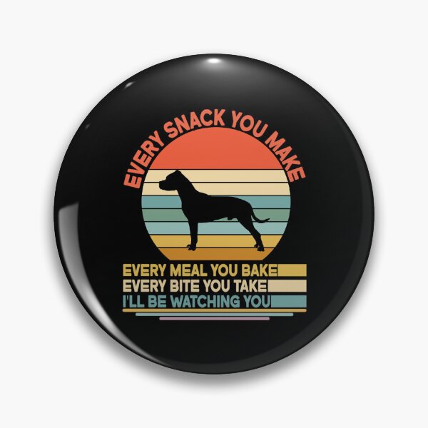 Item preview, Dogo argentino Every Snack You Make Every Meal You Bake, Dogo argentino Vintage Dog Owner Mom Dad Birthday Christmas Gift designed and sold by xlnv.