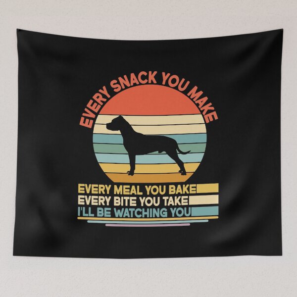 Item preview, Dogo argentino Every Snack You Make Every Meal You Bake, Dogo argentino Vintage Dog Owner Mom Dad Birthday Christmas Gift designed and sold by xlnv.