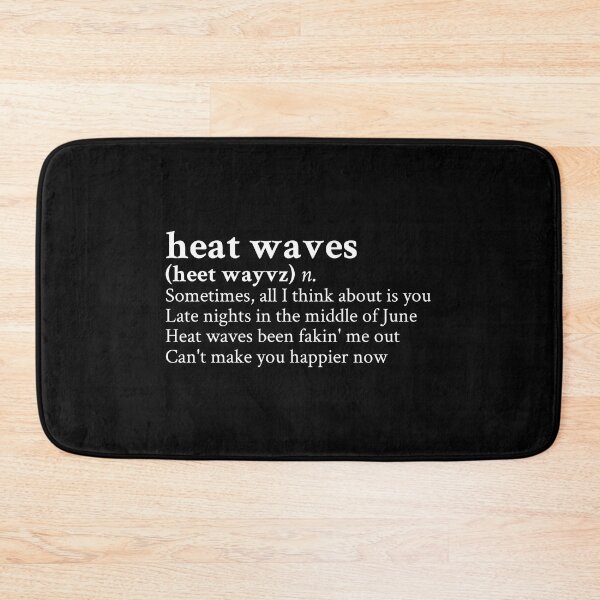 Item preview, Heat Waves by Glass Animals designed and sold by StickTheSong.