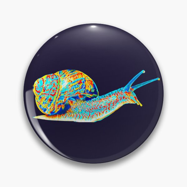 Item preview, Psychedelic Neon Funky Snail Art 3 designed and sold by Cawaiico.