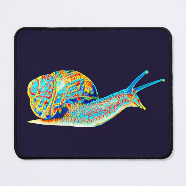 Item preview, Psychedelic Neon Funky Snail Art 3 designed and sold by Cawaiico.