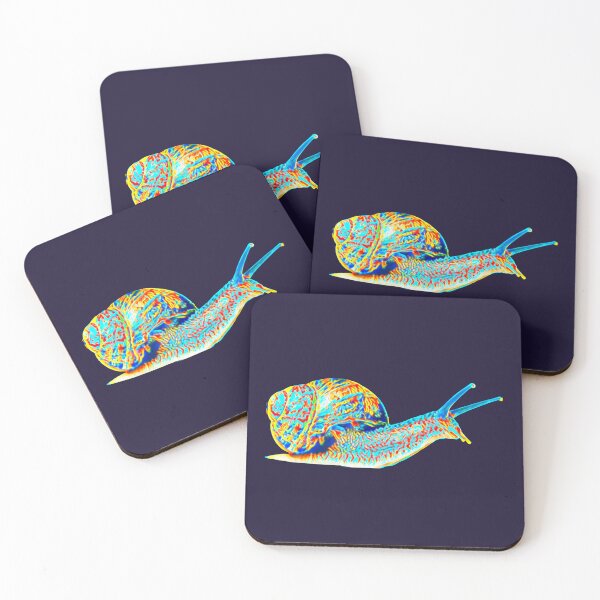 Item preview, Psychedelic Neon Funky Snail Art 3 designed and sold by Cawaiico.