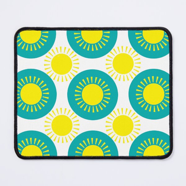 Item preview, Aqua circle & Sun pattern  designed and sold by UniqueDesignHub.
