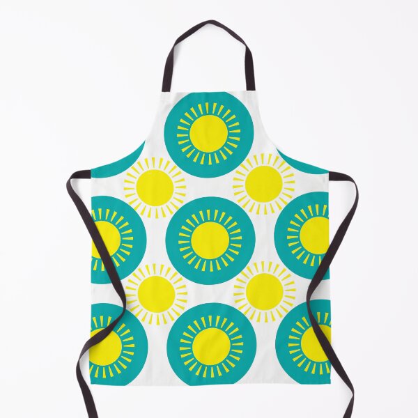 Item preview, Aqua circle & Sun pattern designed and sold by UniqueDesignHub.