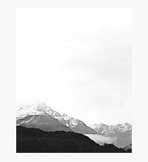 Berg minimalistisch Fotodruck