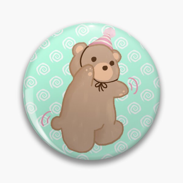 Item preview, Oso de cumpleaños rosa designed and sold by ActuallyViolet.