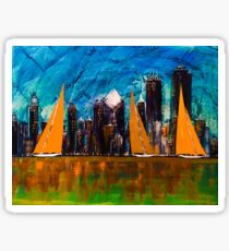 A Chicago Sail Sticker