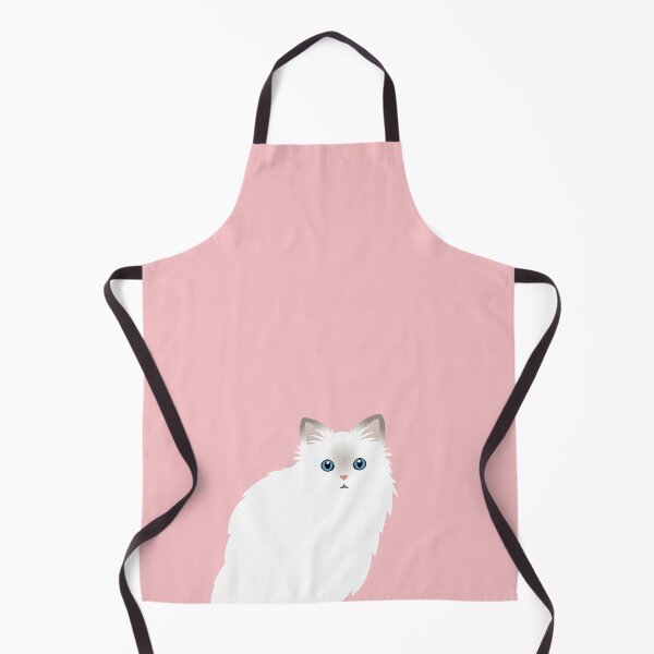 Item preview, Fluffy Lilac Point Ragdoll Cat Jojo - Pink designed and sold by kamahachi.